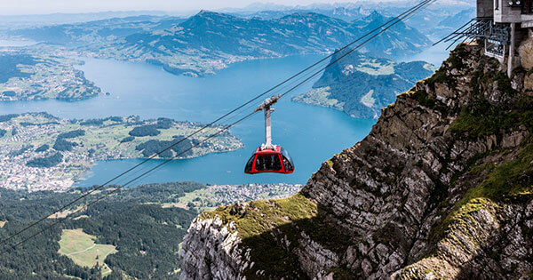Pilatus Mountain Adventures Near The City Pilatus Bahnen Lucerne Switzerland